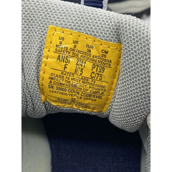 Skechers Steel Toe Work Shoes Women's Size 8 Navy Slip Resistant Comfort Safety - Picture 8 of 12